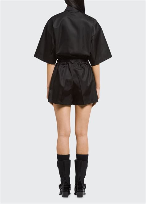 prada nylon romper.